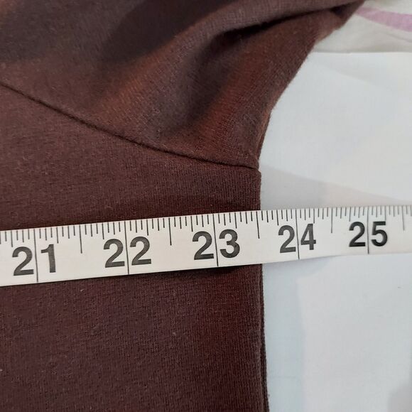 Avenue Ponte Collection Flowy Tunic Top Shirt Womens Size 18 20 Stretch Brown - Picture 10 of 12